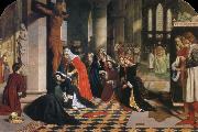 James Collinson The Renunciation of Queen Elizabeth of Hungary oil painting